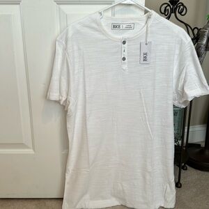 NWT Men’s white BKE Size large shirt